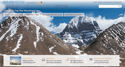 Desktop Screenshot of kailash-reisen.com